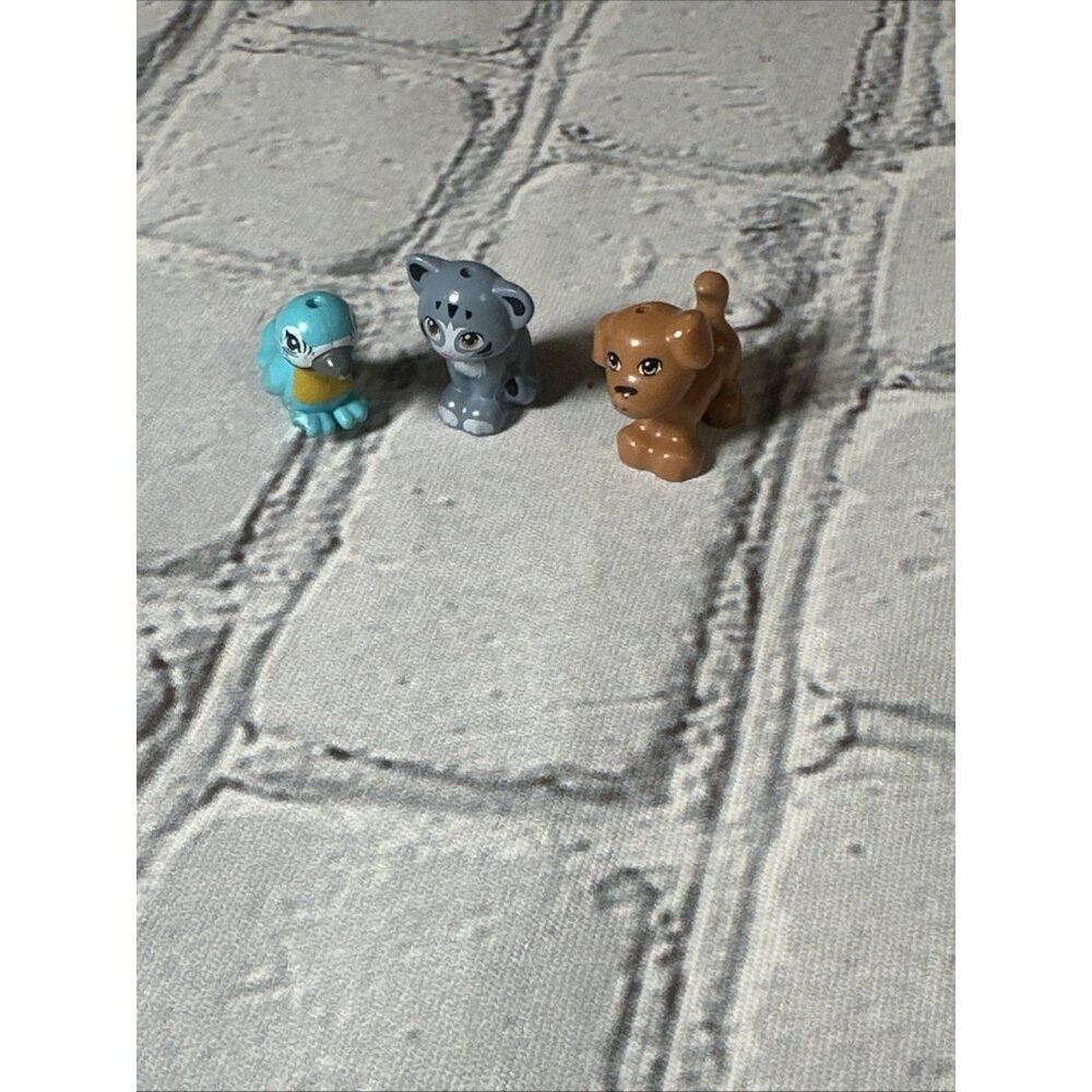 Lego Friends Animals Pets Bird Cat Dog Lot Of 3 Animal Babies